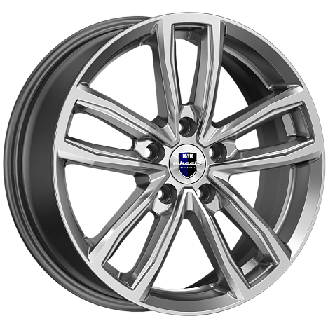 Диски K&K Каланг 6.5x17/5x112 D66.6 ET43 K-AND-K-DARK-PLATINUM