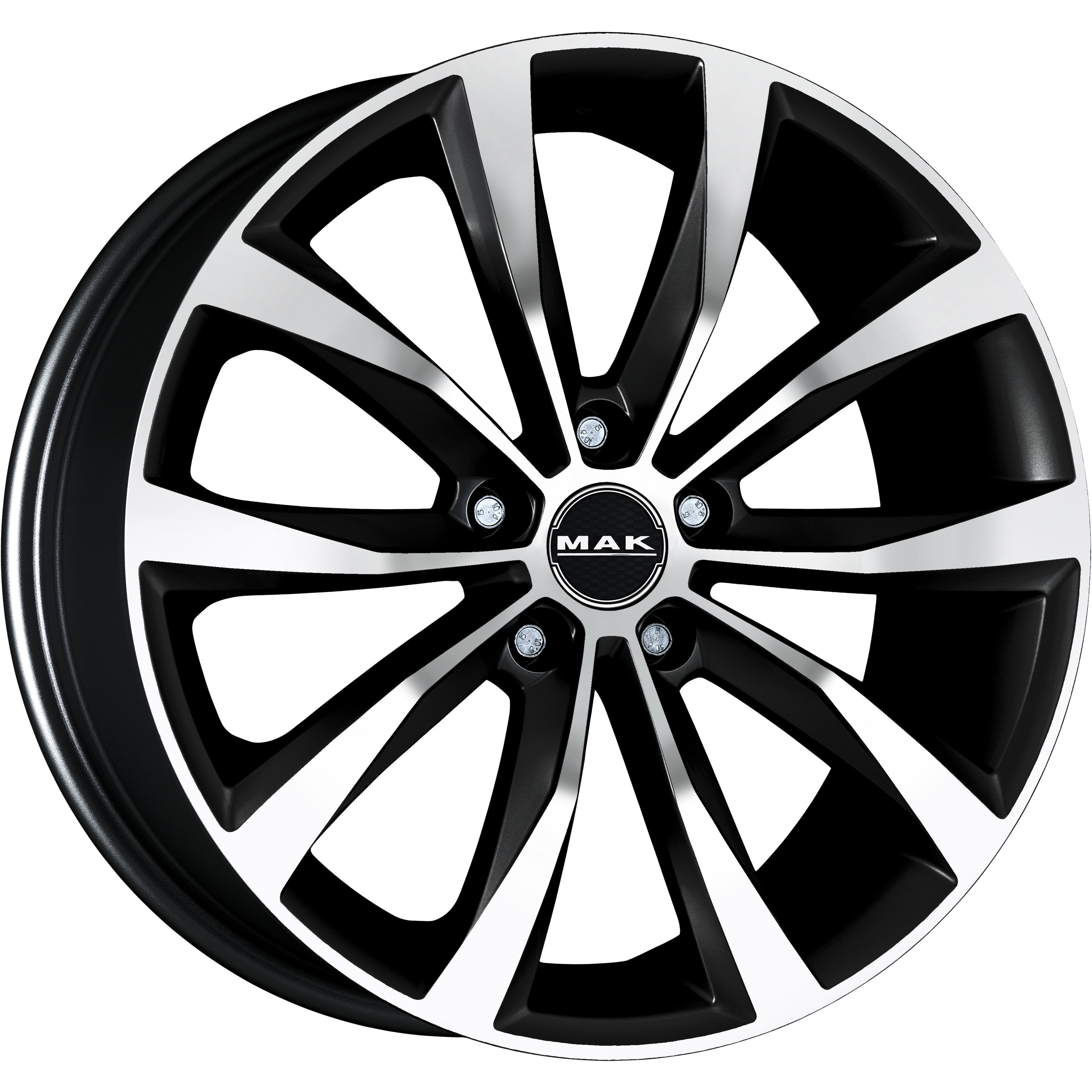 Диски Mak Wolf 7x18/5x114.3 D66.1 ET35 MAK-BLACK-MIRROR