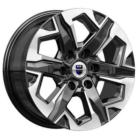 Диски K&K Тейт 7.5x17/6x114.3 D67.1 ET39 K-AND-K-ALMAZ-CHERNYY